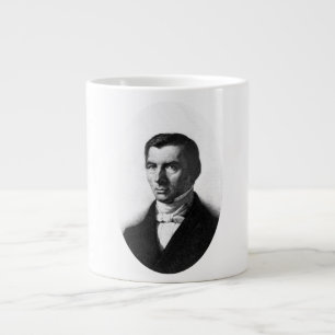 Portrait of Classical Liberal Frederic Bastiat Large Coffee Mug