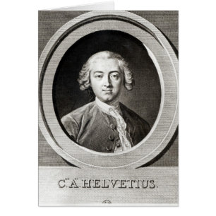 Portrait of Claude Adrien Helvetius french
