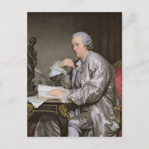 Portrait of Claude-Henri Watelet  1763-65 Postcard