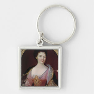 Portrait of Claudine Alexandrine Guerin Keychain