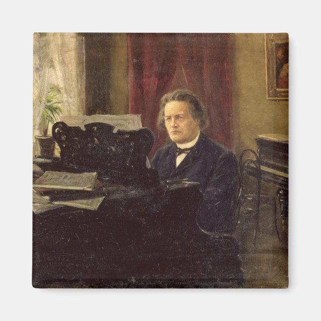 Portrait of Composer Anton Rubinstein Magnet (Front)