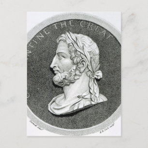 Portrait of Constantine the Great Postcard