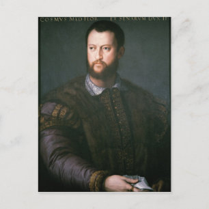 Portrait of Cosimo I de'Medici, 16th century Postcard
