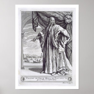 Portrait of Cosimo III de Medici (1642-1723), fron Poster