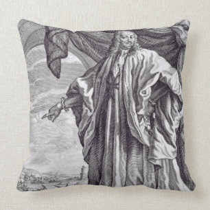 Portrait of Cosimo III de Medici (1642-1723), fron Throw Pillow
