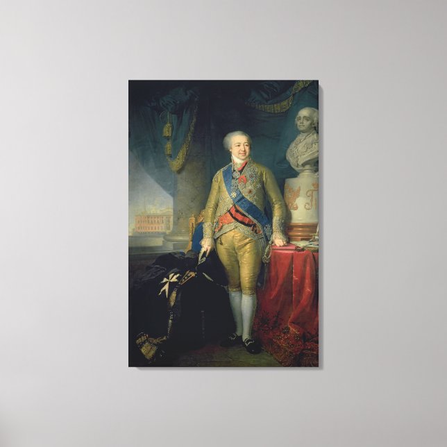 Portrait of Count Alexander Kurakin , 1802 Canvas Print (Front)