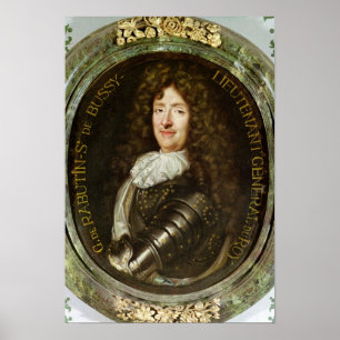 Portrait of Count Roger Bussy de Rabutin Poster