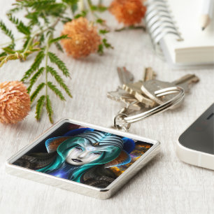 Portrait Of Cyiria Keychain