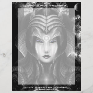 Portrait Of Cyiria Midnight Letterhead