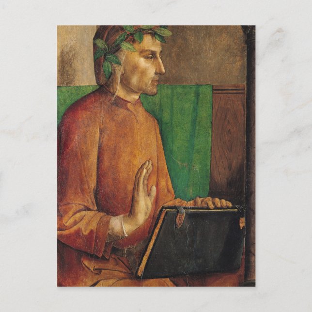 Portrait of Dante Alighieri , c.1475 Postcard (Front)