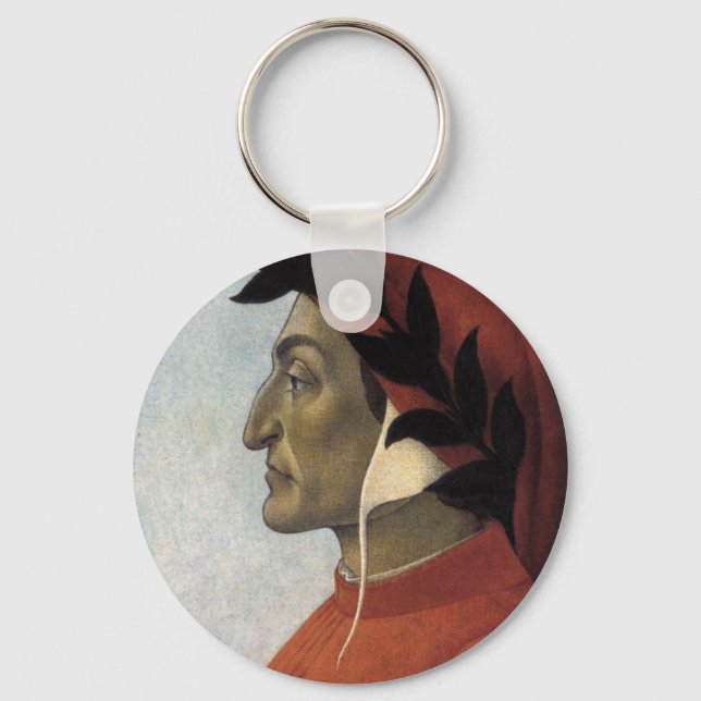 Portrait of Dante Keychain (Front)