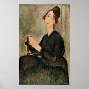 Portrait of Dedie Hayden, 1918 Poster