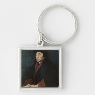 Portrait of Desiderius Erasmus of Rotterdam Keychain