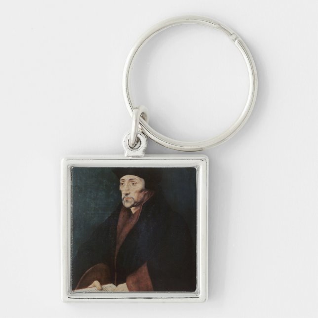 Portrait of Desiderius Erasmus  of Rotterdam Keychain (Front)