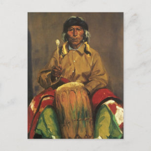 Portrait of Dieguito Roybal by Robert Henri Postcard