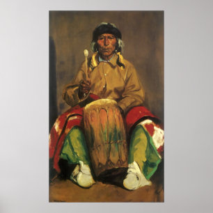 Portrait of Dieguito Roybal by Robert Henri Poster