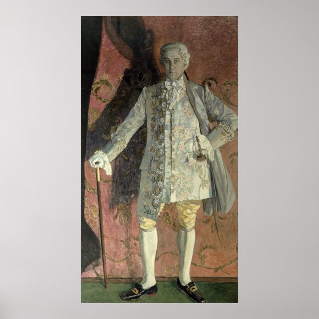 Portrait of Dmitry Smirnov Poster (Front)