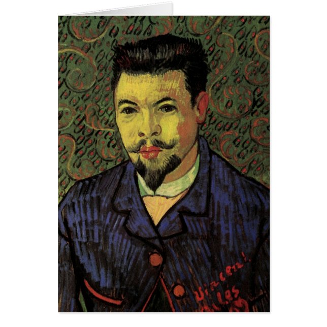 Portrait of Doctor Felix Rey by Vincent van Gogh (Front)