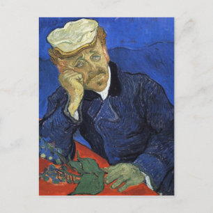 Portrait of Doctor Gachet by Van Gogh Postcard