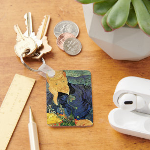Portrait of Doctor Gachet by Vincent van Gogh Keychain