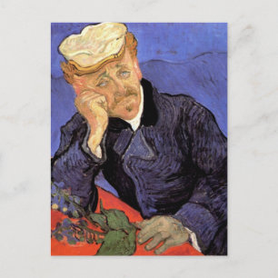 Portrait of Doctor Gachet by Vincent van Gogh Postcard