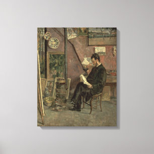 Portrait of Doctor Martinez, 1878 (oil on canvas) Canvas Print