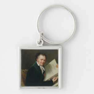 Portrait of Dominique Vivant Baron Denon, 1808 Keychain