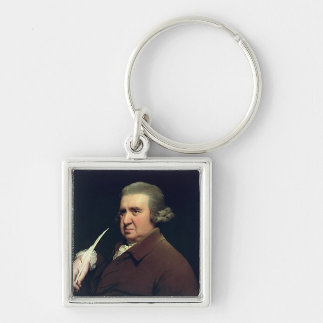 Portrait of Dr Erasmus Darwin Keychain (Front)