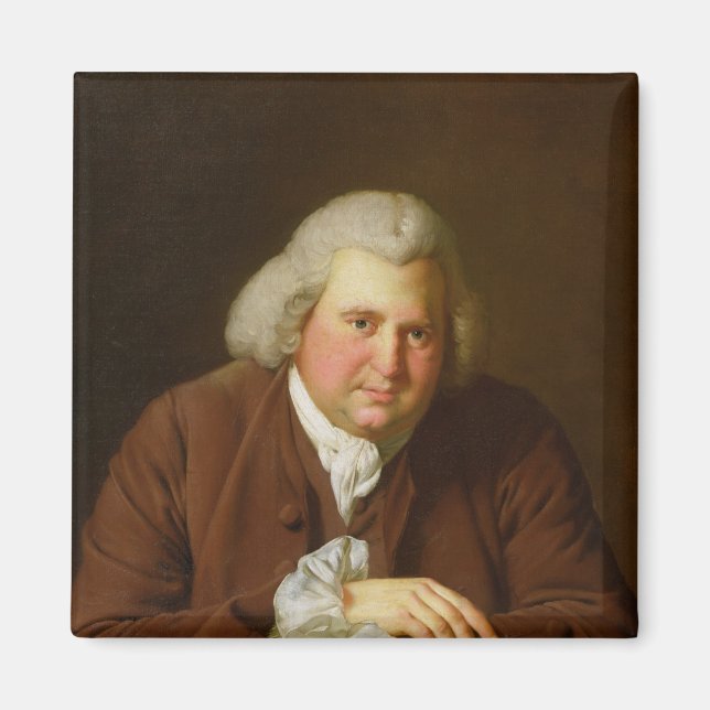 Portrait of Dr Erasmus Darwin Magnet (Front)
