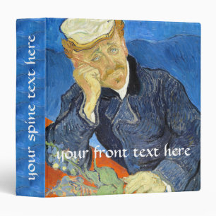Portrait of Dr. Gachet by Vincent Van Gogh  Binder