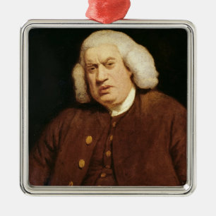 Portrait of Dr. Samuel Johnson Metal Ornament