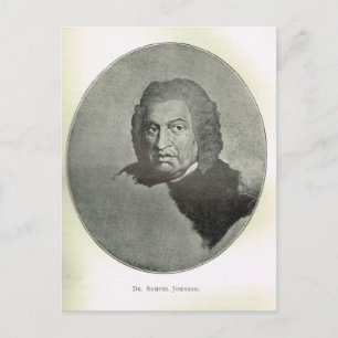 Portrait of Dr Samuel Johnson Postcard
