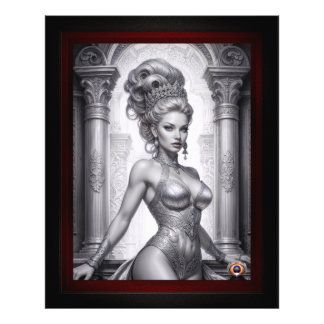 Portrait Of Drusella Arkaevis AI Art by Xzendor7 Photo Print