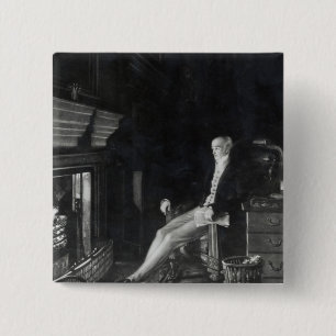 Portrait of Earl Grey 2 Inch Square Button