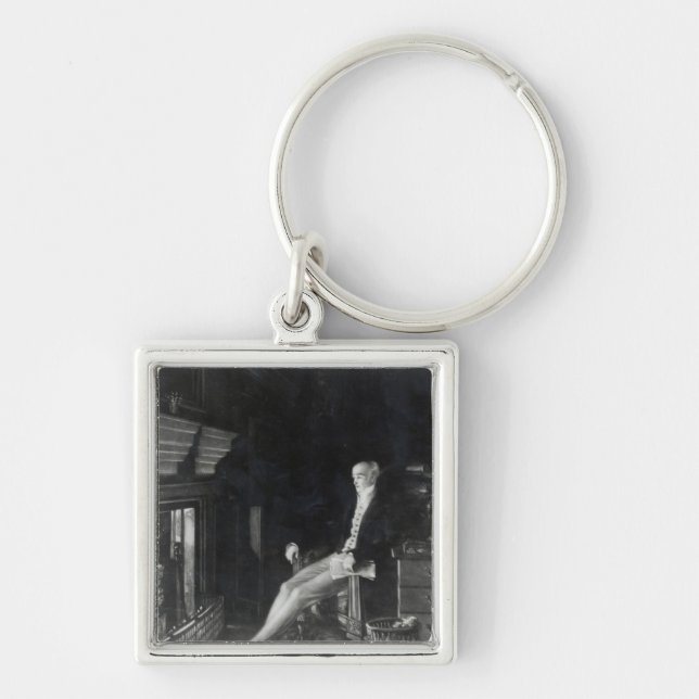 Portrait of Earl Grey Keychain (Front)
