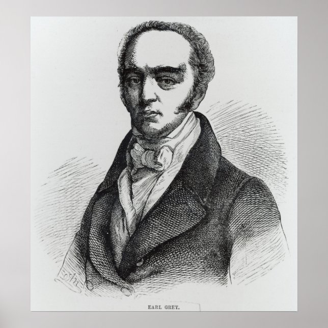 Portrait of Earl Grey Poster (Front)