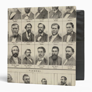 Portrait of Early Settlers and Farmers, Minnesota Binder