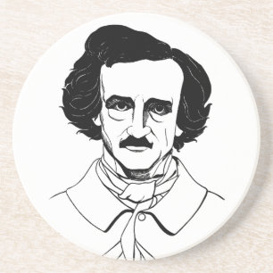 Portrait of Edgar Allan Poe Coaster