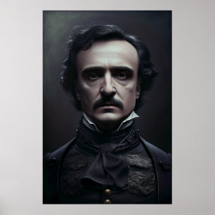 Portrait of Edgar Allan Poe Poster