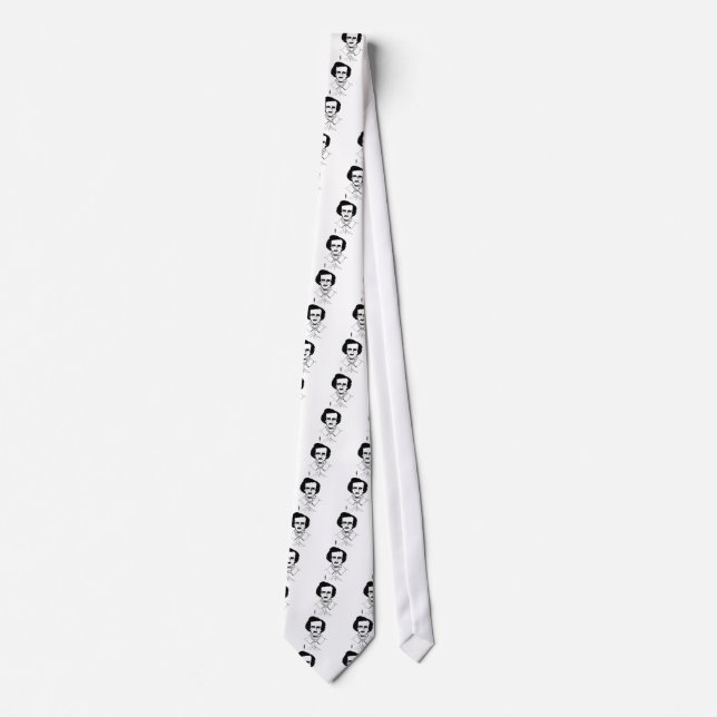 Portrait of Edgar Allan Poe Tie (Front)