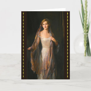 Portrait Of Edith Hope Iselin  Thank You Card