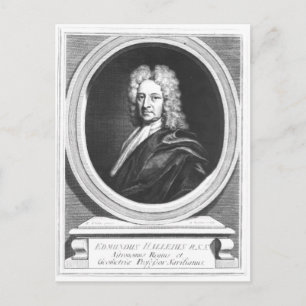 Portrait of Edmond Halley Postcard