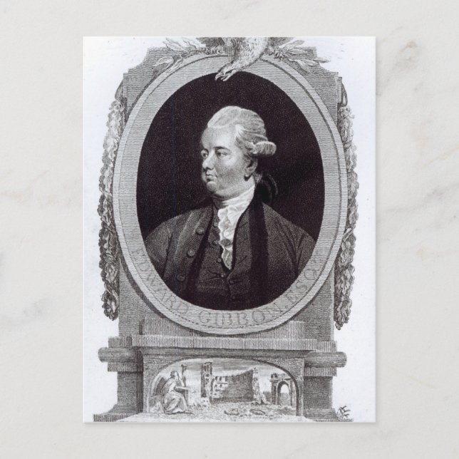 Portrait of Edward Gibbon Postcard (Front)