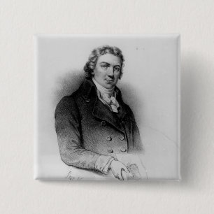 Portrait of Edward Jenner 2 Inch Square Button