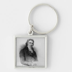 Portrait of Edward Jenner Keychain
