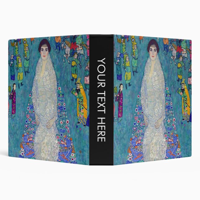 Portrait of Elisabeth Lederer, Gustav Klimt Binder (Background)