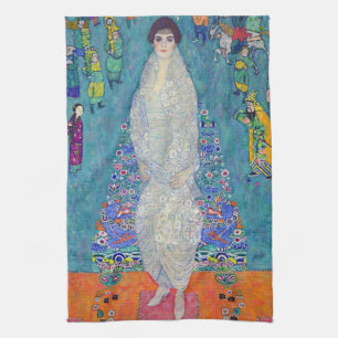 Portrait of Elisabeth Lederer, Gustav Klimt Kitchen Towel