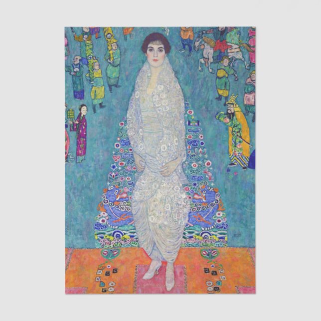 Portrait of Elisabeth Lederer, Gustav Klimt Tissue Paper (Front)