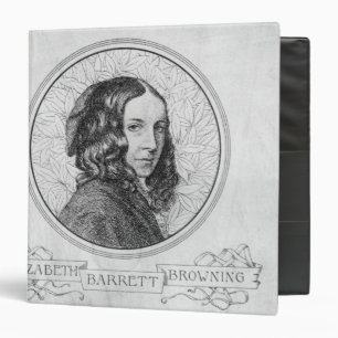 Portrait of Elizabeth Barrett Browning Binder