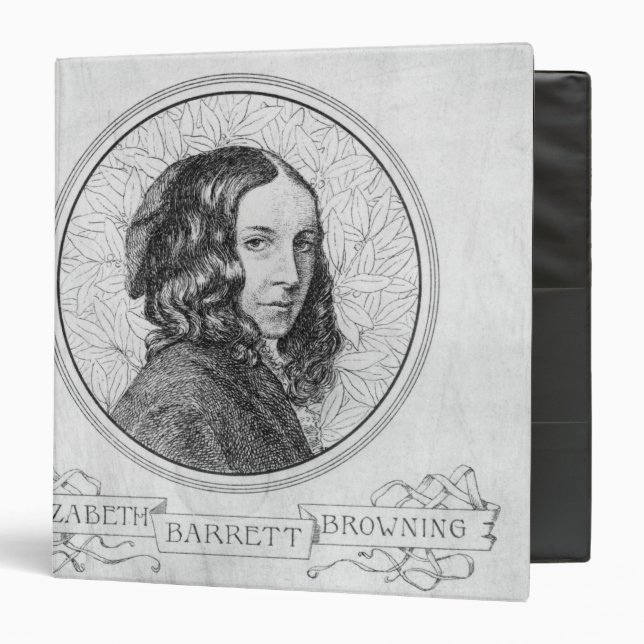 Portrait of Elizabeth Barrett Browning Binder (Front/Inside)